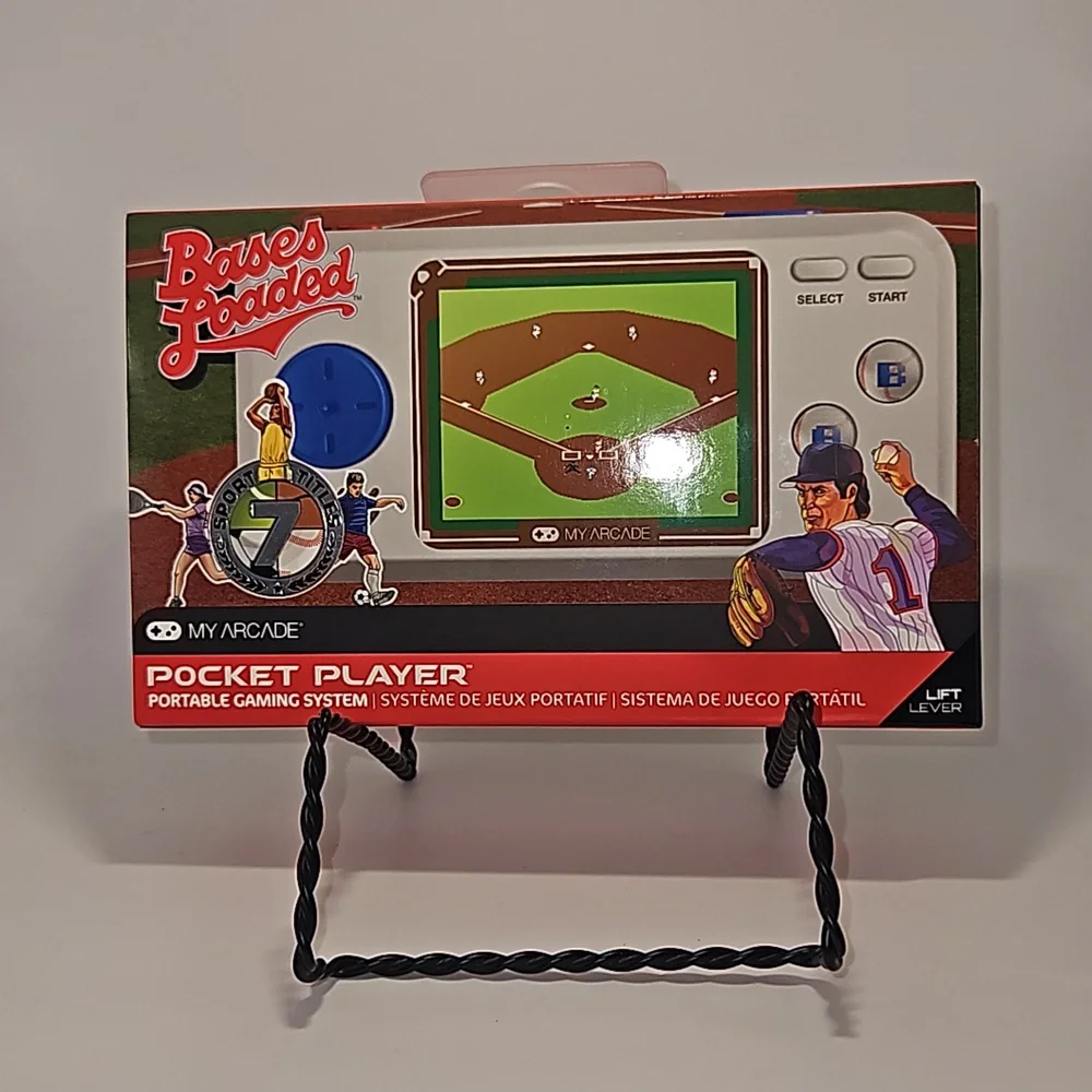 NEW-My Arcade- Bases Loaded Pocket Player - Collectible Handheld Game Console - Picture 2 of 13